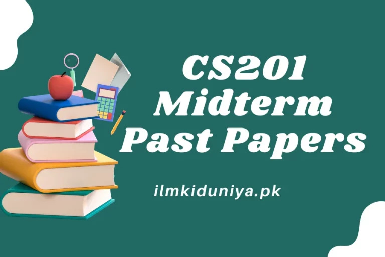 CS201 Midterm Past Papers [Waqar, Moaaz, And Junaid Files]