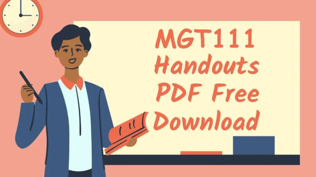 MGT111 Handouts PDF