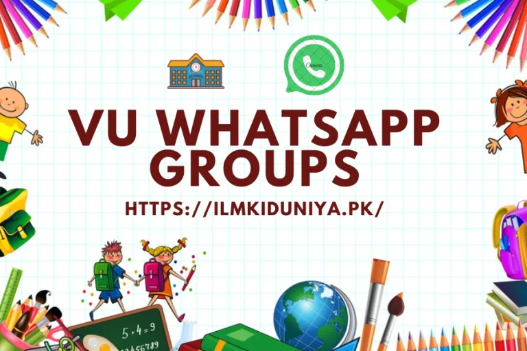 VU Whatsapp Groups Invite Links