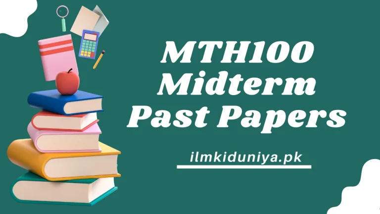 MTH100 Midterm Past Papers