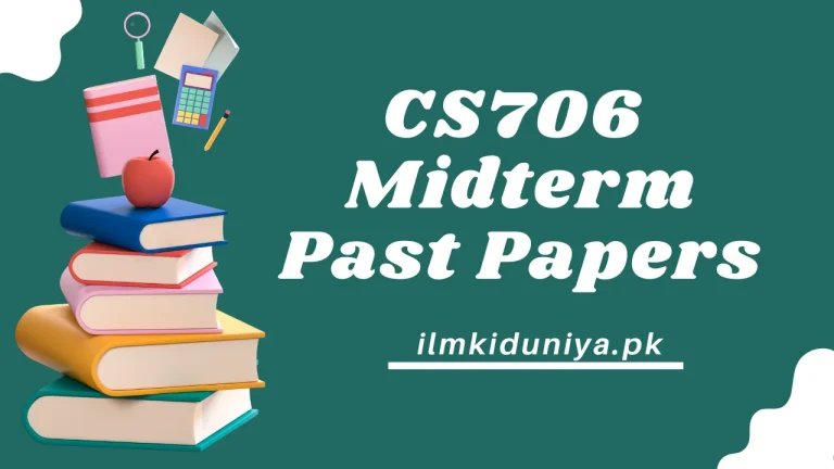 CS706 Midterm Past Papers