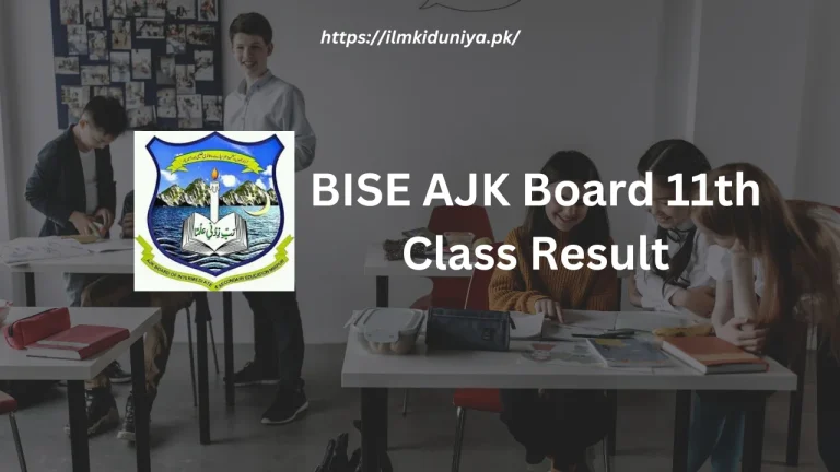 BISE AJK Board 11th Class Result