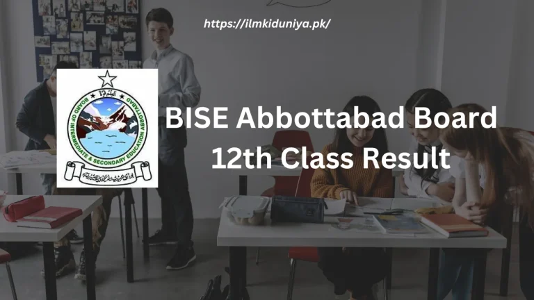 BISE Abbottabad Board 12th Class Result