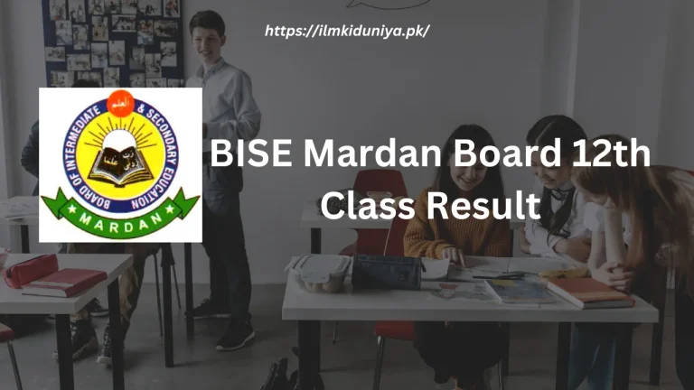 BISE Mardan Board 12th Class Result